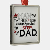 ステップパパ引用文ファーザーズ メタルオーナメント (右)
