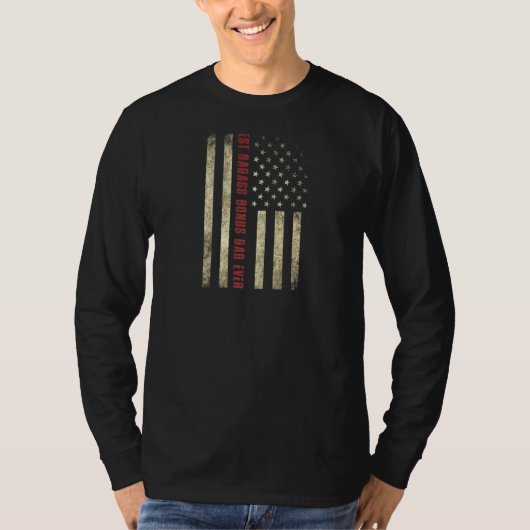 ステップパパ最高のアイディアボーナスパパEver For Stepdad Rag Tシャツ (正面)