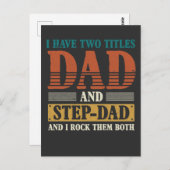 ステップパパ2タイトルPapa 誇りを持った Father ポストカード (正面/裏面)