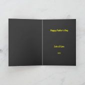 ステップパパ 名言 父の日 カード (内部)