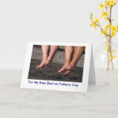 ステップパパ-父の日 カード (黄色い花)