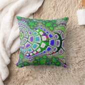 ステップピサイケデリックン石3D抽象芸術 クッション (ブランケット)