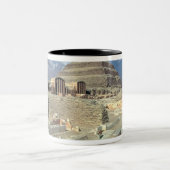 ステップピラミッドを含むDjoserの複合体 ツートーンマグカップ (中央)