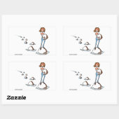 ステップフォワード 長方形シール (シート)