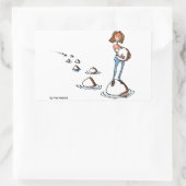 ステップフォワード 長方形シール (バッグ)