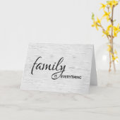 ステップブラザーの誕生日オン樺の木ツリー カード (黄色い花)