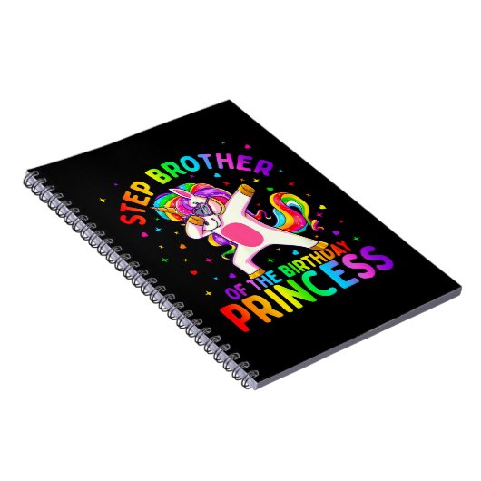 ステップブラザーの誕生日プリンセスガールダビング ノートブック (右側)