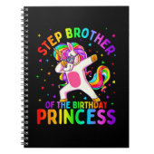 ステップブラザーの誕生日プリンセスガールダビング ノートブック (正面)