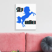 ステップブラザーホース育成 キャンバスプリント (インサイチュ (リビング))