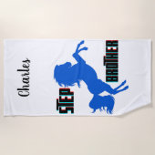 ステップブラザーホース育成 ビーチタオル (正面)