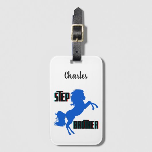 ステップブラザーホース育成 ラゲッジタグ (正面縦)