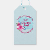 ステップマザースデイボーナスマムチェンジ文字 ギフトタグ (正面)