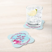 ステップマザースデイボーナスマムチェンジ文字 ペーパーコースター (インサイチュ)