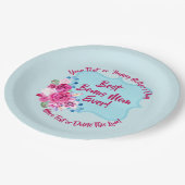 ステップマザーズ日賞与マママチェンジモデル文字大9" ペーパープレート (アングル)