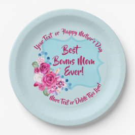 ステップマザーズ日賞与マママチェンジモデル文字大9" ペーパープレート