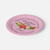 ステップマザーボーナスママザーズデイ7" ペーパープレート (アングル)