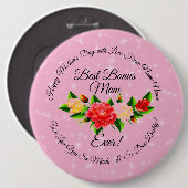 ステップマザーボーナスママザーデイコロッサルバッジ 缶バッジ (正面&裏面)