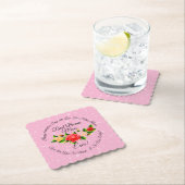 ステップマザーボーナスママザーデイスカロップスクエア ペーパーコースター (インサイチュ)