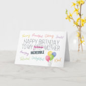ステップマザー誕生日、あなたは信じられない! カード (黄色い花)
