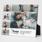 ステップママへの心からの写真ギフト フォトプラーク (側面)