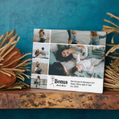 ステップママへの心からの写真ギフト フォトプラーク (側面)