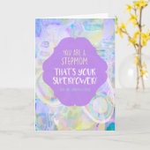 ステップママスーパーパワーマザーズデイカード カード (黄色い花)