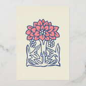 ステップママママザーズデイバラ金ゴールド 箔シーズンカード (裏面)