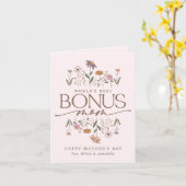 ステップママ 2 写真 母の日 カード (黄色い花)