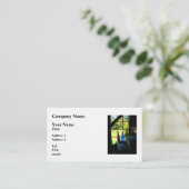 ステップ上の色付きボトル 名刺 (スタンド正面)