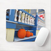 ステップ上の3つのカボチャ – マーサのブドウ畑 マウスパッド (マウス)