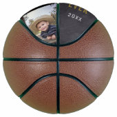 ステップ最高のパパハッピーファザーズデイ3フォトコラージュ バスケットボール (右)