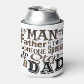 ステップ最高のパパ父の日 缶クーラー (缶正面)