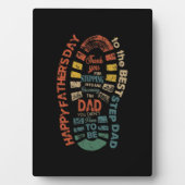 ステップ最高のパパ、お越しいただきありがとうございます フォトプラーク (正面)