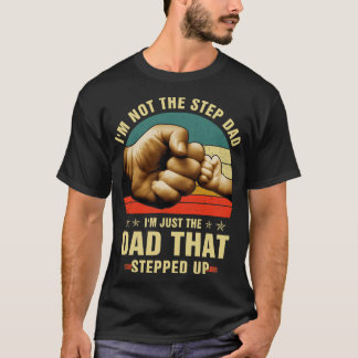 ステップ最高の・パパ・ファーザーズ・デイがステップアップステップ・ファーザーP Tシャツ