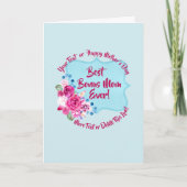 ステップ母の日ボーナスママチェンジグリーティング文字 カード (正面)