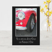 ステップ用スポーツカーパパ カード (黄色い花)