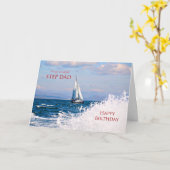 ステップ誕生日用パパカード カード (黄色い花)