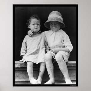 ステップ1909での2人の子供 ポスター