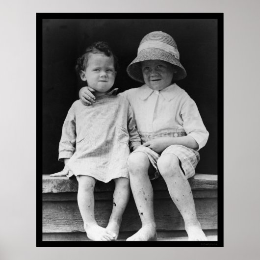 ステップ1909での2人の子供 ポスター (正面)