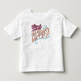 ステップ1: ぐうたら トドラーTシャツ