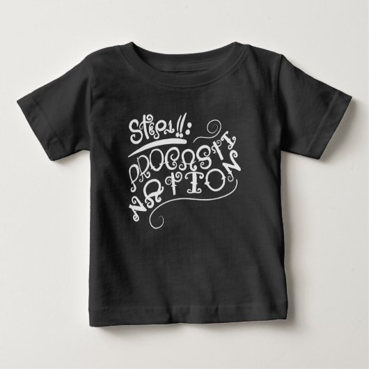 ステップ1: ぐうたら ベビーTシャツ (正面)