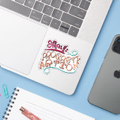ステップ1: 怠け癖 シール (ノートパソコンとiPhone)