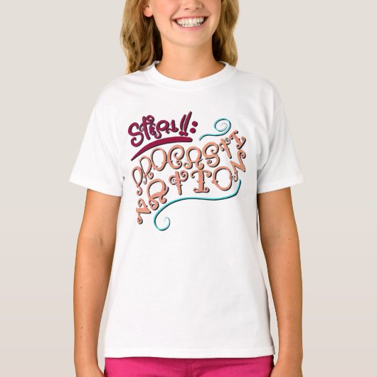 ステップ1: 怠惰 Tシャツ (正面)