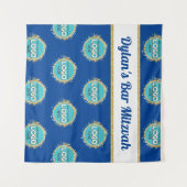 ステップ&リピート バー ミツバ祭 ADD YOUR LOGO 背景 タペストリー (正面(横))