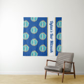 ステップ&リピート バー ミツバ祭 ADD YOUR LOGO 背景 タペストリー (インサイチュ(横))