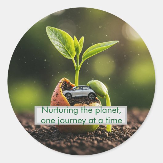 ステッユニークカー ラウンドシール (正面)