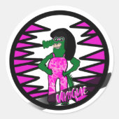 ステッユニークカー ラウンドシール (正面)