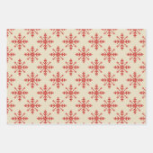 ステッユニークチモダンクリスマスホリデー ラッピングペーパーシート (正面2)