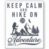 ステッ保クで落ち着いてハイキング シール (正面)