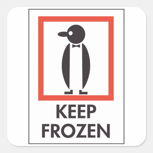 ステッ保凍っていク スクエアシール (正面)